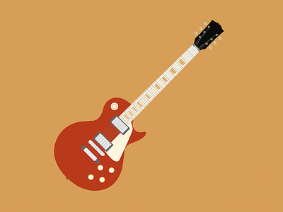 Gibson Les Paul gibson guitar illustration les paul