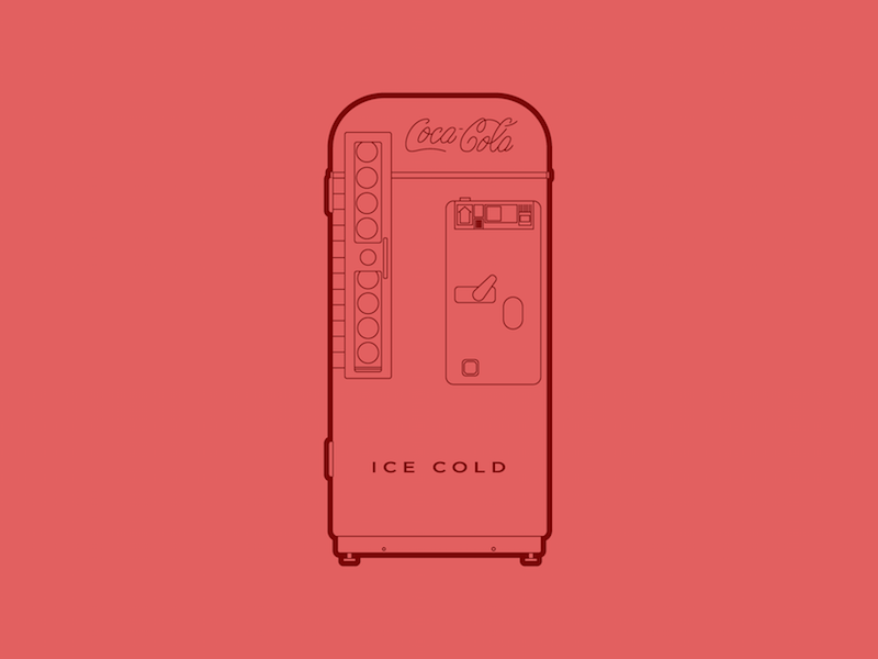 Vendo coke machine