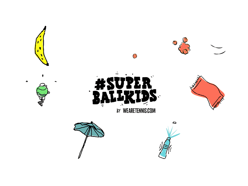 #SuperBallKids Animations animation ball kids gif illustration tennis
