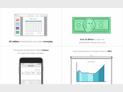 SketchDeck Slide chart deck illustration infographic money presentation sketchdeck slide stats