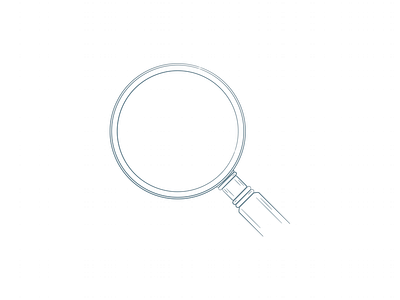 Sherlock detail illustration line magnifying glass search