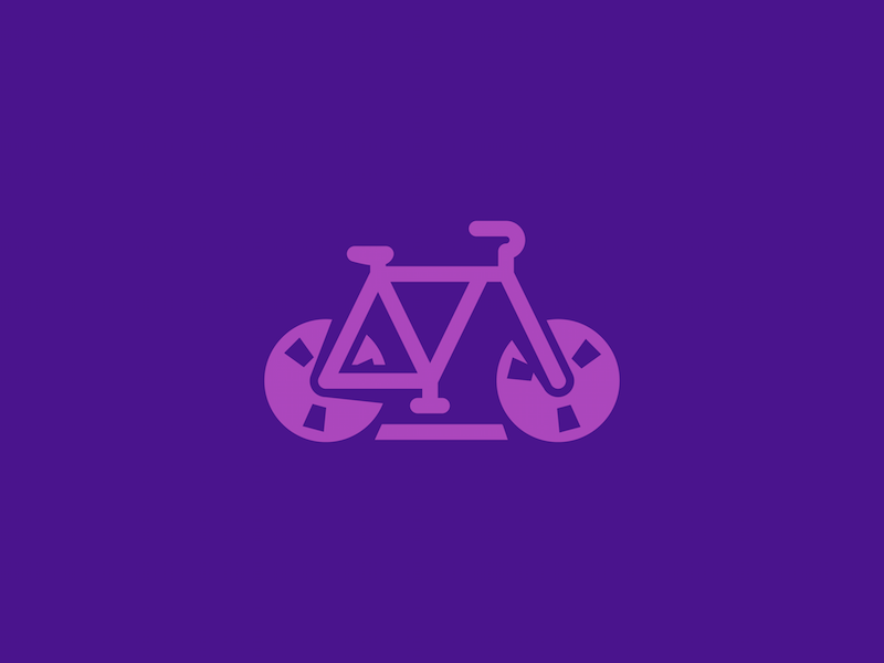 Tape Cycle Logo by Max Burnside on Dribbble