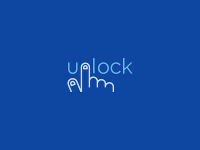 Unlock Logo behind the scenes finger logo print process video timelapse touch unlock