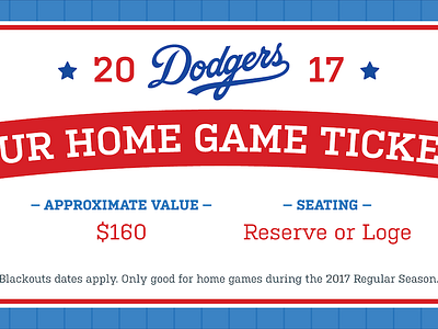 Fundraiser LA Dodgers Ticket Coupon