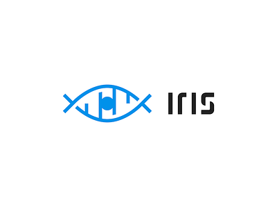 IRIS Branding branding color dna eye iris logo logo construction retina sizing