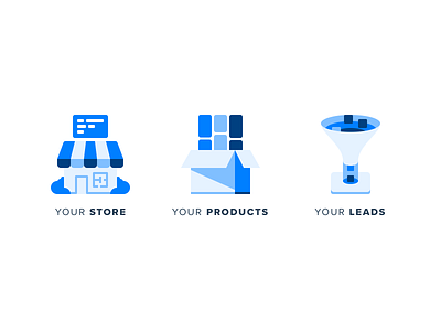 Store, Products, Leads