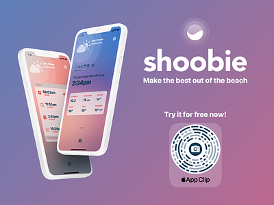 Shoobie v2 first shot. Try the AppClip! app design ios iphone ui