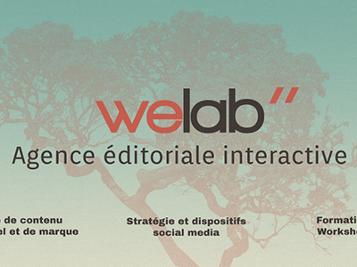 New Welab - first shot logo webdesign