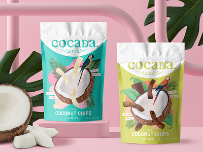Cocadas Snacks branding branding design coco packaging coco snacks coconut coconut packaging creative packaging food brand food branding packaging design pouch packaging snack packaging snacks