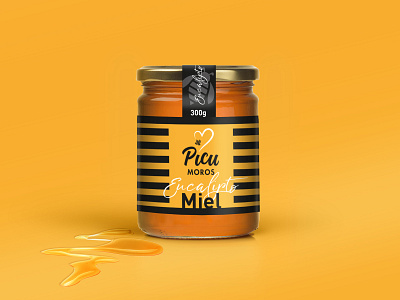 Picu Moros Honey branding design food branding food packaging packaging packaging design product packaging