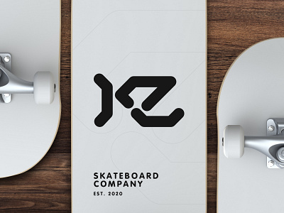 KZ Skateboard Company deck logo skateboarding