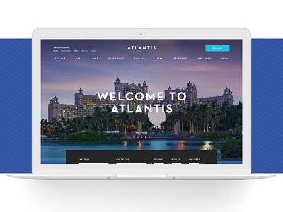 Atlantis Resorts resort ui uidesign website