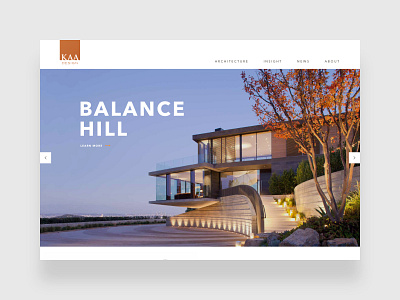 KAA Design architecture typography ui design uidesign web design webdesign website