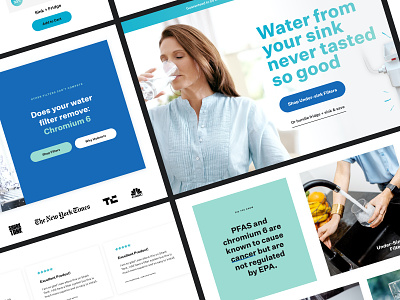 Hydroviv Redesign design ecommerce redesign ui uidesign ux uxdesign water filter web website website design