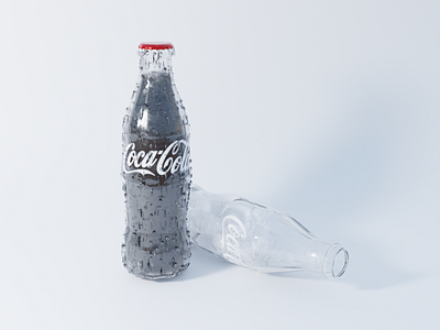 Coke 3D 3d blender cgi coke render