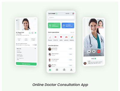 Doctor consulatation app adobe xd case stydy covid19 latest medical mobile app ux design