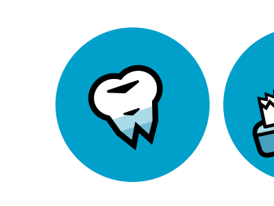 Dental office website vectors. blue dentist graphic icon office tooth vector