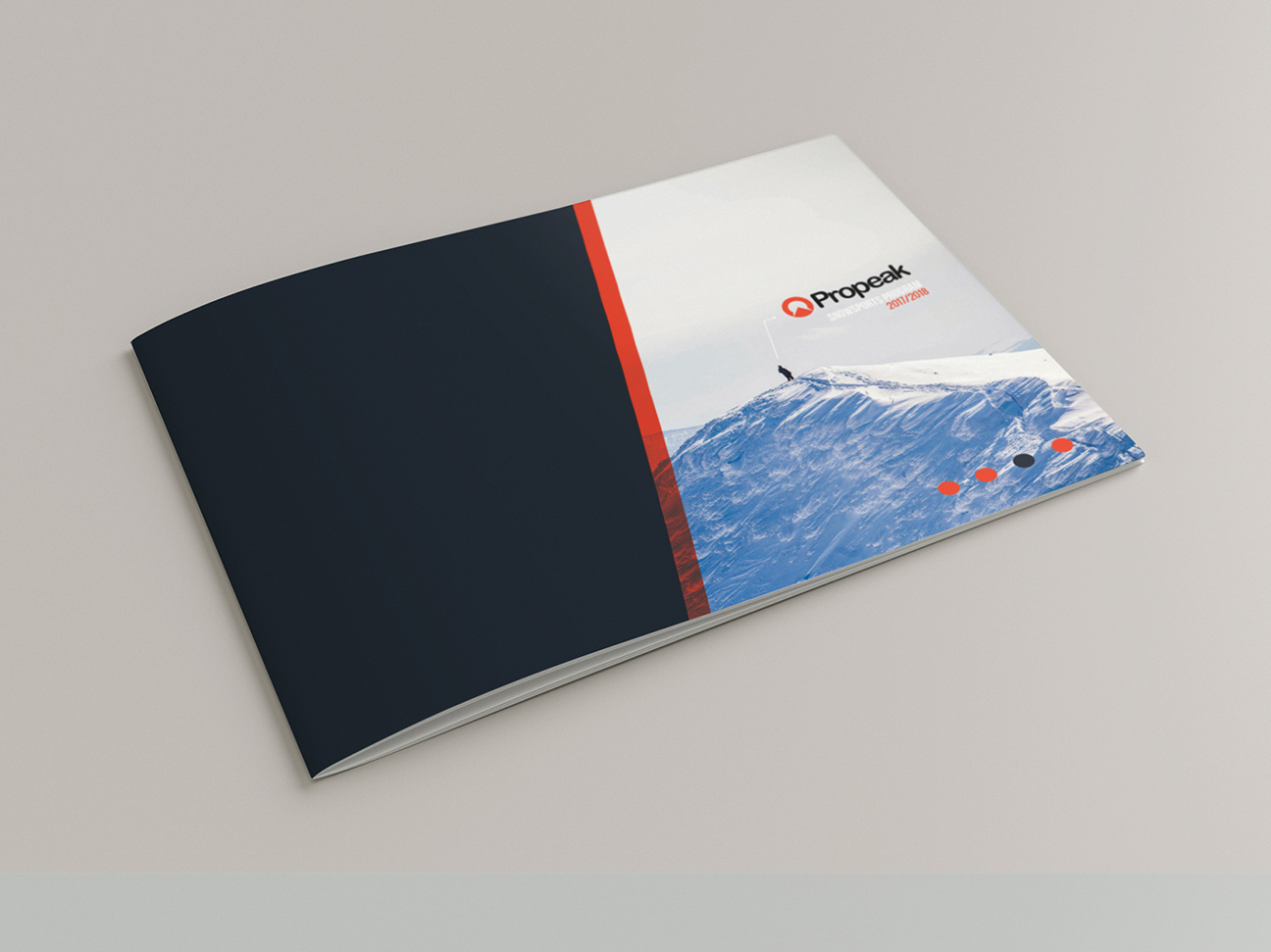 PRO PEAK - sport brochure booklet design by Marko Simic on Dribbble