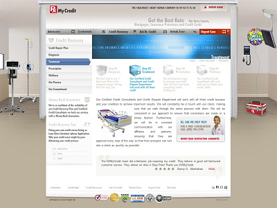 credit repair web design credit repair gui hospital theming ui user interaction user interface ux uxd web design web ui website design