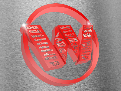 3d engraving 3d 3d logo 3d metal 3d symbol cover art emboss letter w logo compilation metal metallic red w
