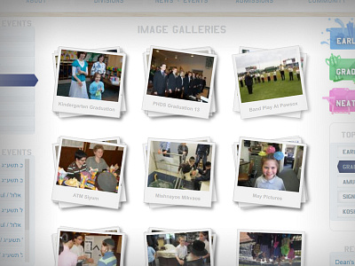 dynamic gallery display view gallery gallery view photo gallery photo layout photo listing photos polaroid