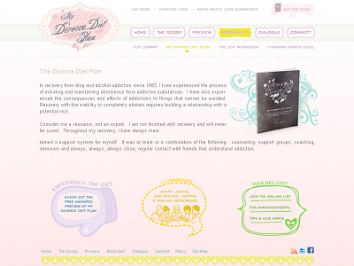 whimsical style website design flash gui theming user interface web design web gui web ui webdesign