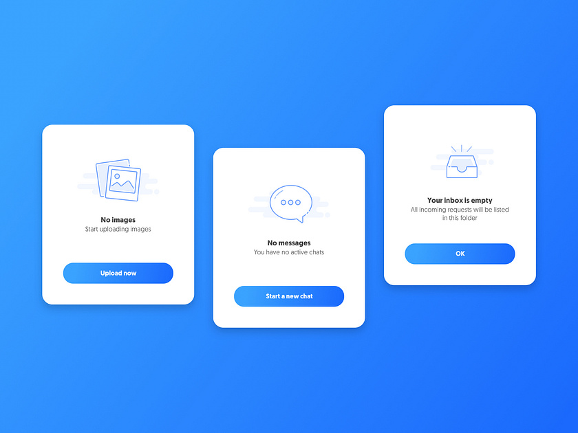 Empty State Icons by Daisy on Dribbble