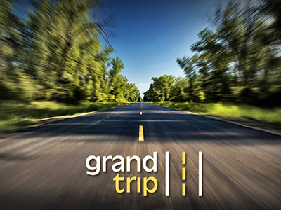 GrandTrip — tourist service in Crimea identity logo