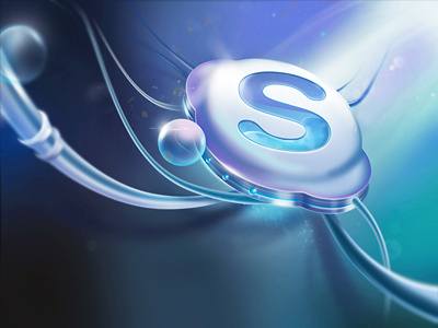 Skype logo by Serhii Khyzhniak on Dribbble