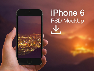 iPhone 6 MockUp black download free freebie iphone iphone 6 mock up mock up photoshop psd template
