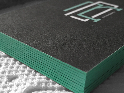 Personal edge painted business cards business cards cardsedge color dribbble shot first shot