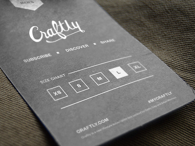 RE: Craftly - Clothing tags brand development branding clothing craftly project