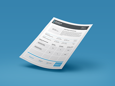 Invoice (Simplified v1) adobe indesign invoice invoice template