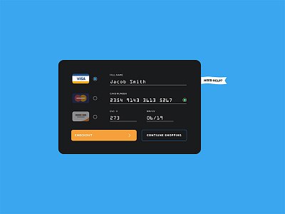 002 - Credit Card Checkout credit card checkout daily challenge dailyui day 002 discover master card sign up ui ux visa