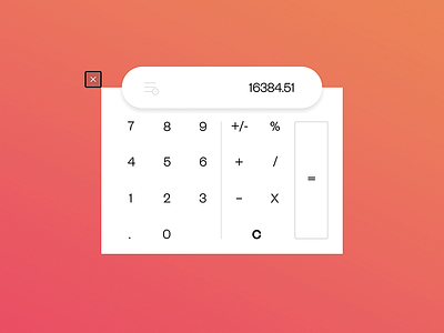 004 - Calculator widget 