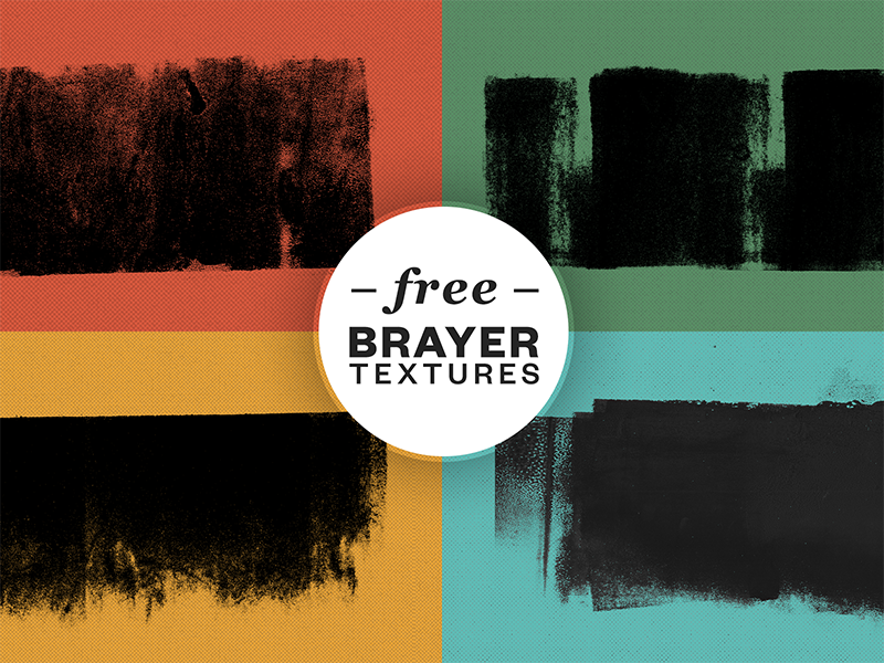 FREE Brayer textures grunge psd texture pack freebie textures brayer textures