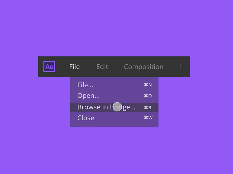 Dropdown - This has happen to all of us... // 027 adobe bridge after effects animation concept daily dailyui day 27 dropdown dropdown menu gif minimal photoshop