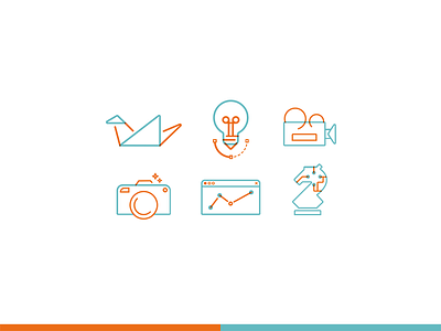 Icon set // 055 daily dailyui day 055 icon set iconography icons illustrator minimal skillshare ui ux