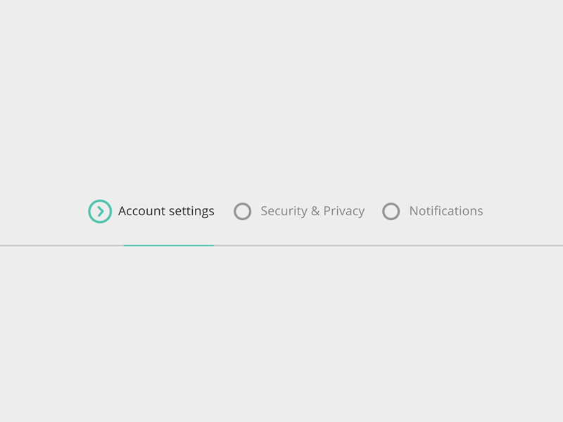 Breadcrumbs // 056 after effects animation bouncy breadcrumbs daily dailyui day 056 minimal navigation ui ux