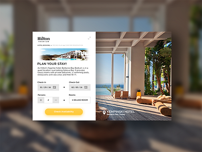 Hotel Booking // 067 daily dailyui day 067 hotel hotel booking minimal photoshop reservation resort tropical ui ux