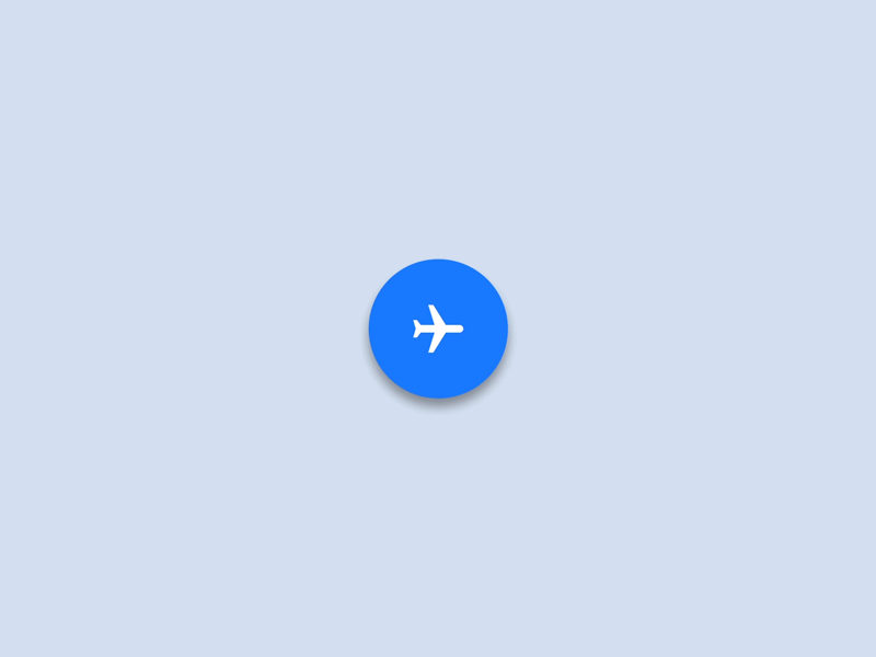 Flight search // 068 after effects animation button daily dailyui day 068 flight search loading minimal plane ui ux