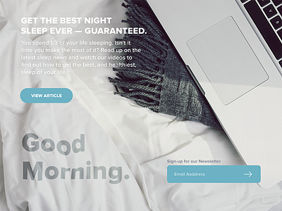 Splash Page // 093 daily dailyui day 093 landing page minimal photoshop splash page tip ui ux warp website