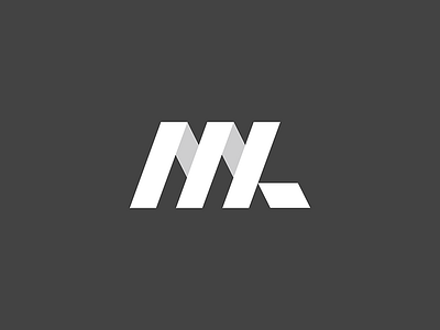ML - Logo Concept v2 brand identity branding gif illustrator logo logo concept logo mark logo orange minimal minimal mark ml logo