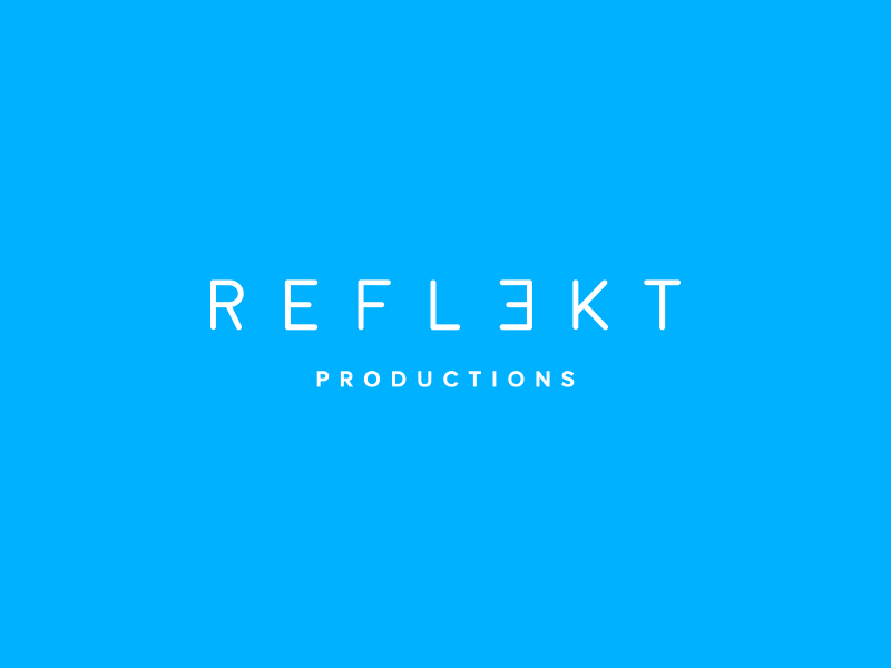 R E F L E K T branding reflekt productions logo mark logotype logo dj logo dj