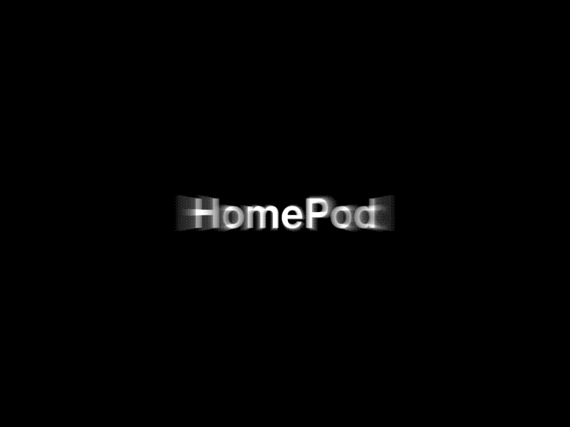 HomePod after effects animation apple gif glitch glitchy homepod music tutorial