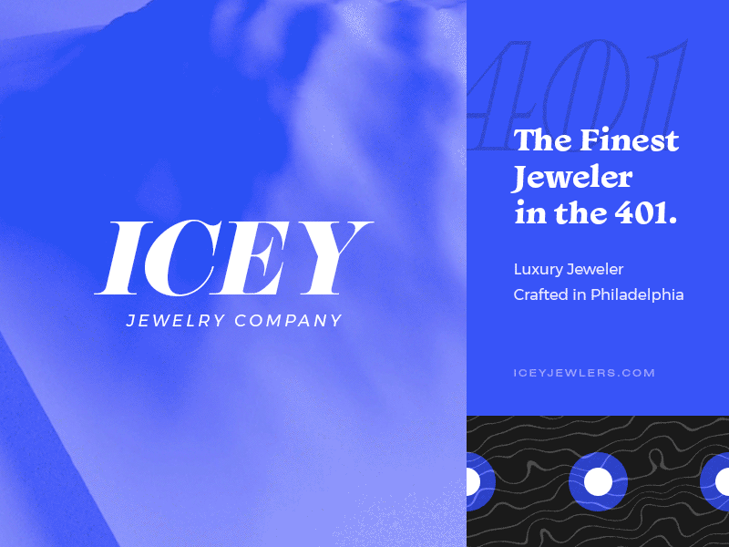 ICEY – Typography exploration 3d abstract blue bold design exploration geometric modren pattern type typography wavvy