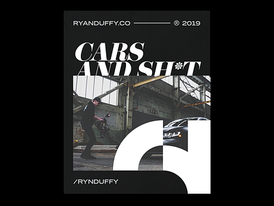 003 : Cars & Stuff 2019 ascetically pleasing branding car indesign layout logo magazine minimal poster poster a day ryan duffy video