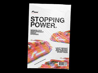 004 : Stop ad ascetically pleasing brakes camera car indesign layout magazine magazine cover minimal poster poster a day racingline vw