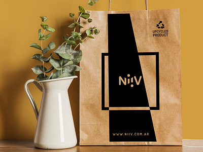 Niiv Package Bag brand branding design logo package package design package mockup packagedesign packages typography vector