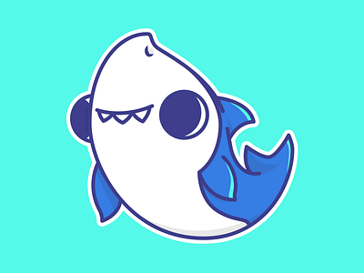 Little Shark Sticker